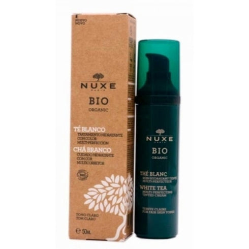 Nuxe Bio Organic White Tea Multi-Perfecting Tinted Face Cream 50ml - Fair Skin Tones